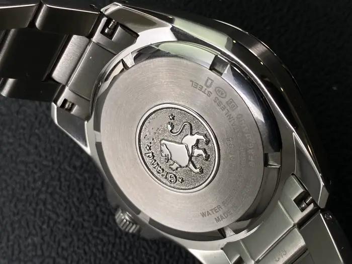 Montre GS Custom GMT, mouvement à quartz suisse Ronda 515H, luminescence verte, couronne à visser, bracelet en acier massif, étanche 100M
