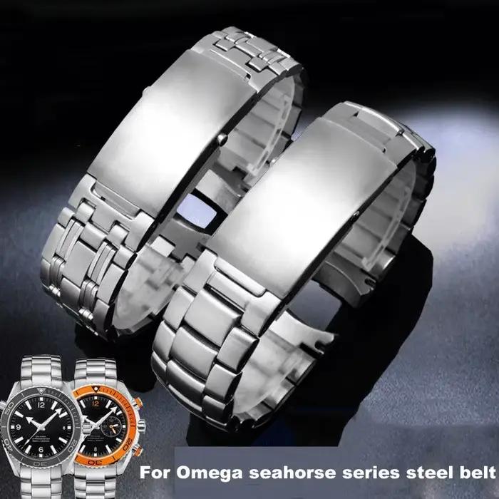 Bracelets de montre en acier inoxydable pour hommes, bracelet en métal, accessoires de montre, bracelet, Omega, Planet, Océan, HouseseABiens TER, 600