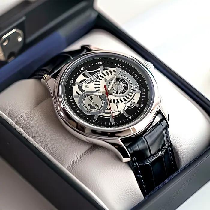 Montre pour homme, montre à quartz classique simple et élégante