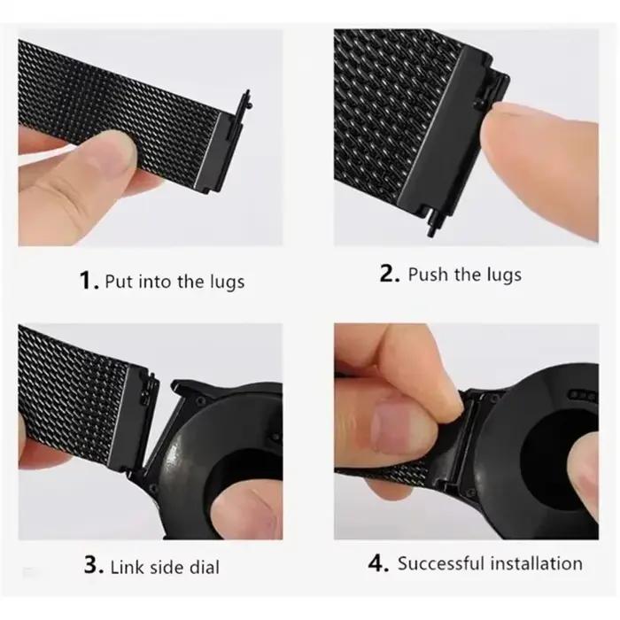 Boucle magnétique en acier inoxydable pour montres Suunto Race Race S bracelets de montres pour hommes et femmes différentes couleurs pour personnalisation occasions spéciales