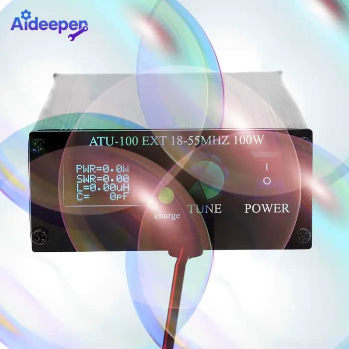 Tuner d'antenne automatique ATU-100Pro 1,8 MHz-55 MHz, tuner d'antenne universel pour la communication radio