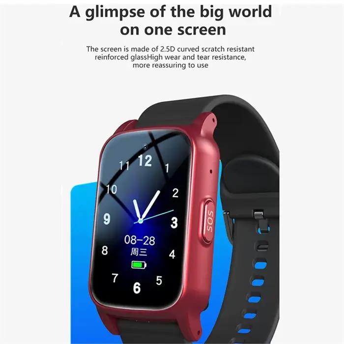 Montre intelligente pour personnes âgées 4G avec GPS