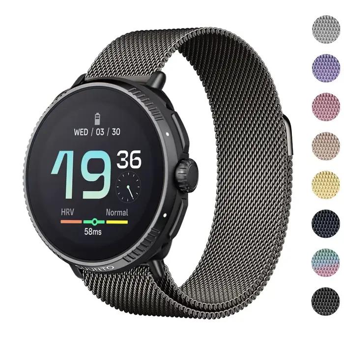 Boucle magnétique en acier inoxydable pour montres Suunto Race Race S bracelets de montres pour hommes et femmes différentes couleurs pour personnalisation occasions spéciales