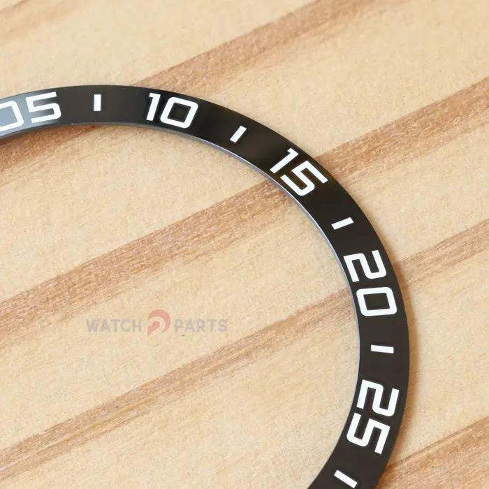 Lunette de montre en céramique pour TAG Heuer Formula 1 Calibre 5 WAZ2011 43mm Insert de montre pour pièces détachées remplacement montre homme femmes ocassions spéciales robuste résistante UV