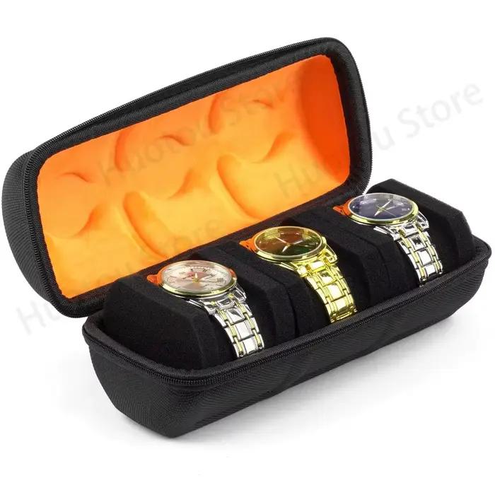 Étui de montre de voyage pour 3 montres-extérieur en nylon durable