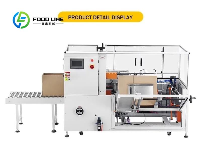 Érigeuse de cartons automatique avec dispositif de formage de cartons intégré, taille réglable, mult