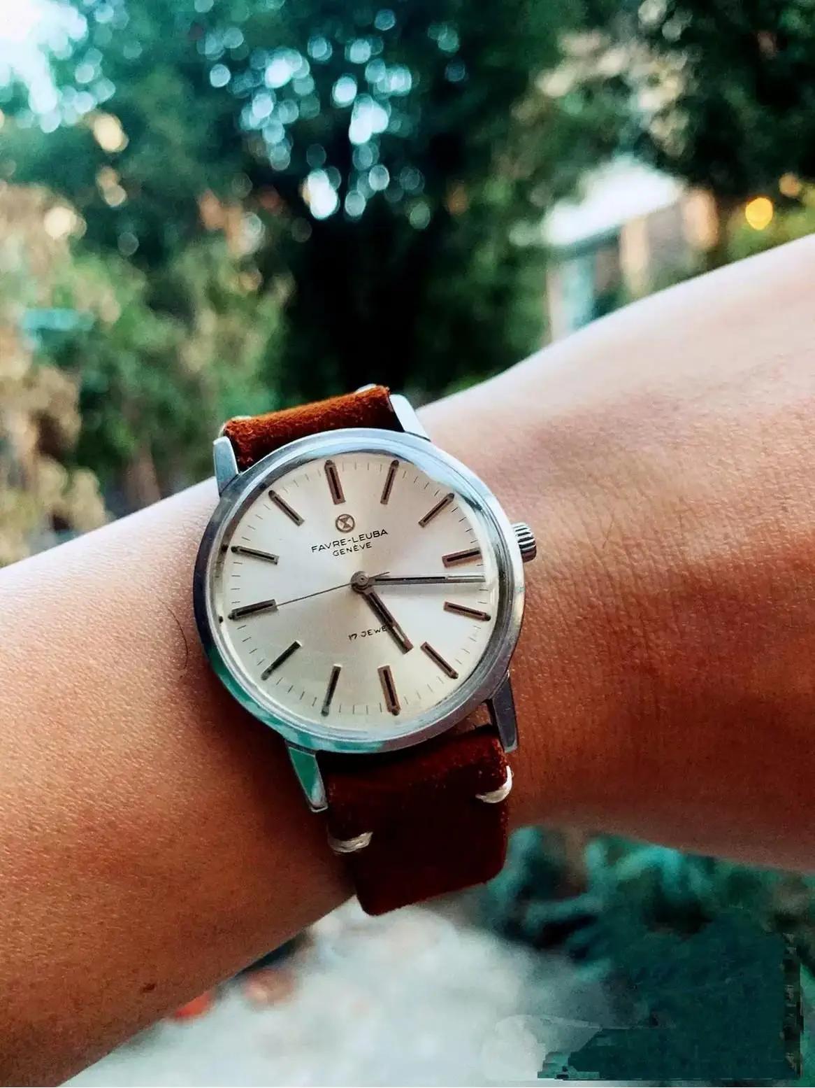 (Édition limitée) Montre vintage Favre Leuba antique 2750 ETA à remontage manuel