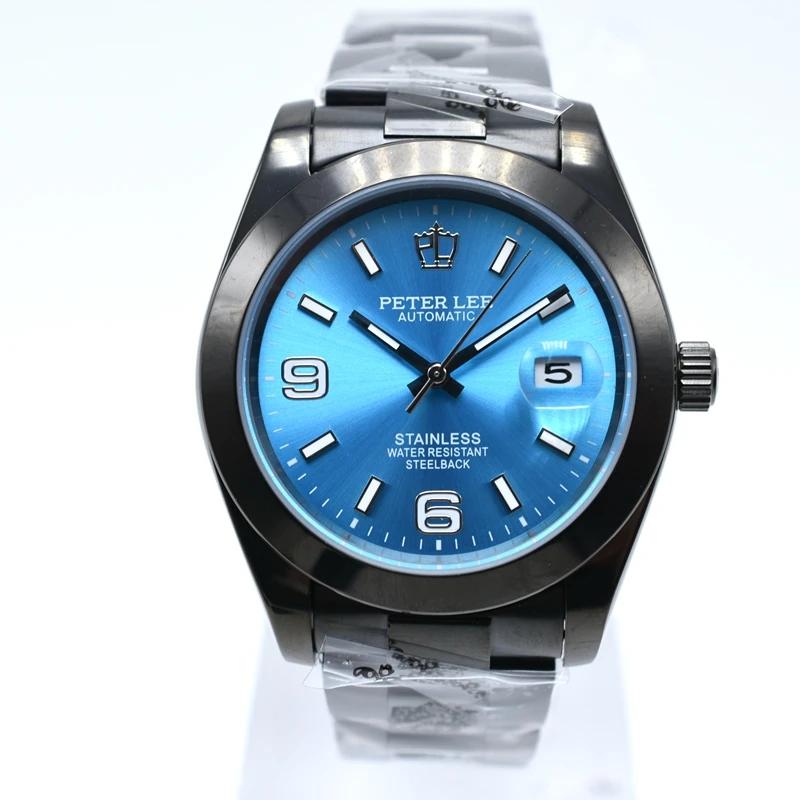 Vintage Explorer marque de luxe montres automatiques pour hommes en acier inoxydable montre noire mo