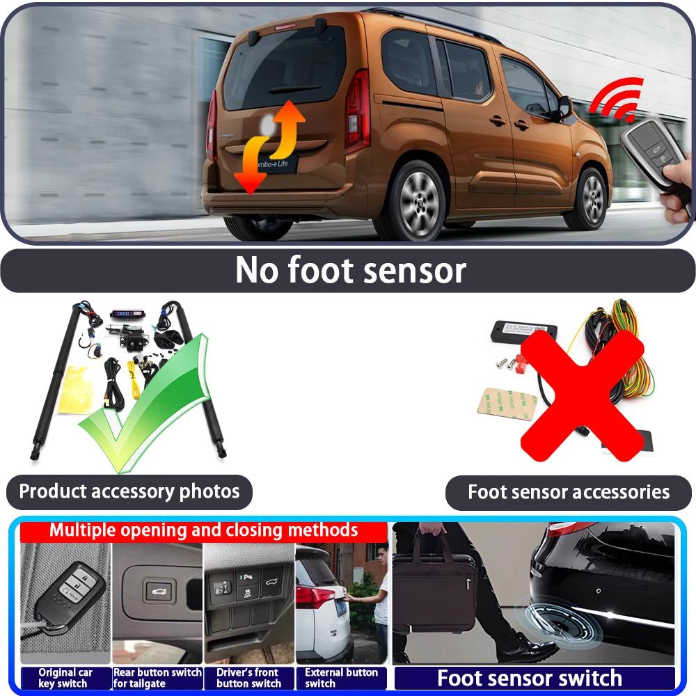 Kit de fermeture de clé de hayon électrique intelligent, alimenté automatique, pour Opel Combo E Vau