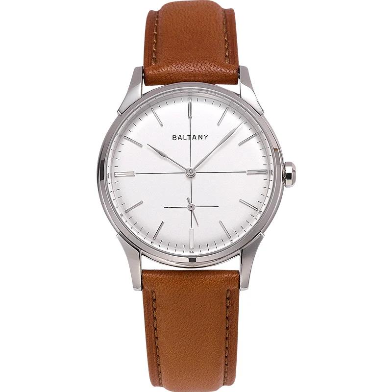 Baltany – montre automatique pour hommes, montre-bracelet mécanique à remontage manuel, 38.5mm, miro