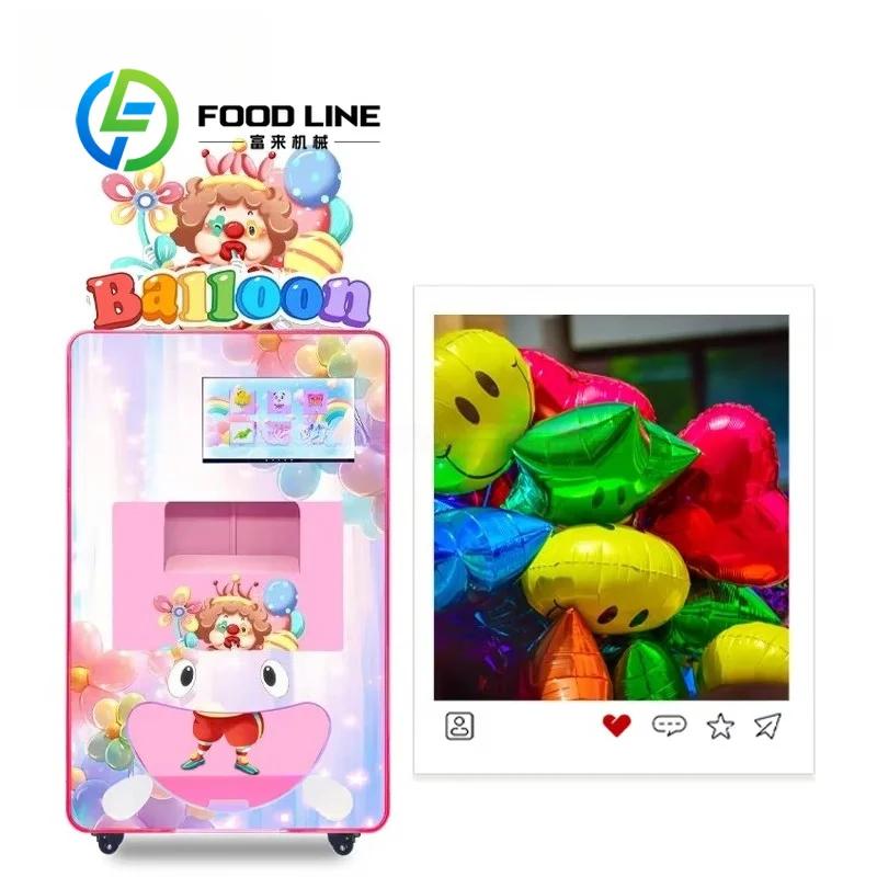 Distributeur automatique de ballons pratique, système de paiement multiple acceptant l'argent liquid