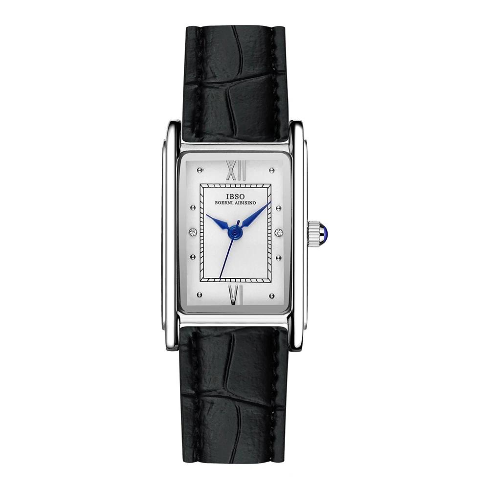 Montre femme luxe de marque,montre rectangulaire étanche en acier pour femme, horloge à main élégant