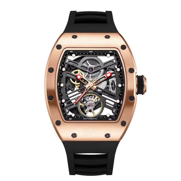 Montre mécanique en fibre de carbone Creator Thanks - Choix du collectionneur, style Cyberfighting,