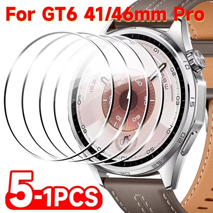 Protecteur d'écran en verre trempé de qualité supérieure pour Huawei Watch GT 6 Pro anti-rayures haute définition facile à installer pour homme et femme occasions spéciales