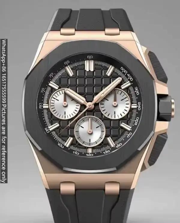 Montres de luxe pour hommes, modernes et minimalistes, 42mm, en acier mat haute densité 904L, mouvem