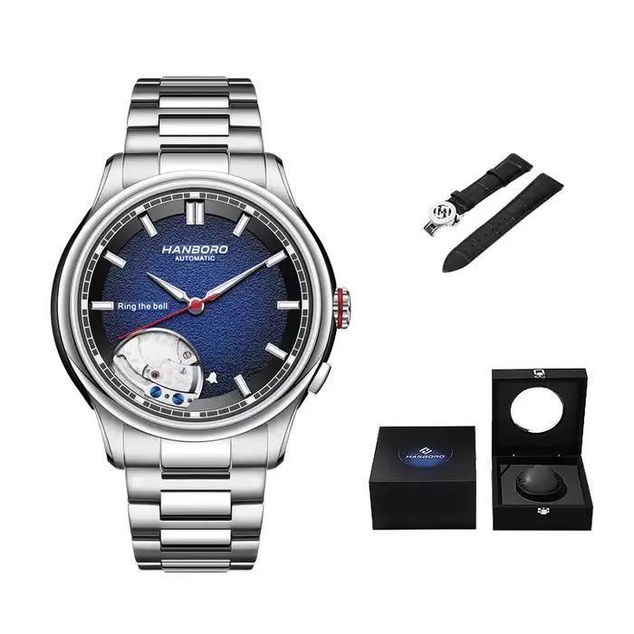 HANBankruptcy-Montre Mécanique existent Personnalisée pour Homme, Série E Tendance, Mouvement Modifi