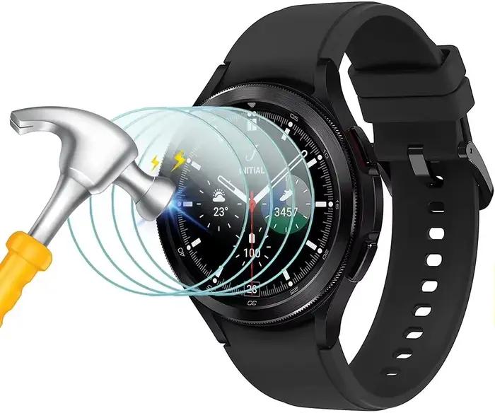 Film de protection en verre trempé pour Samsung Galaxy Watch 6 5 4 40mm 44mm classique occasions spéciales