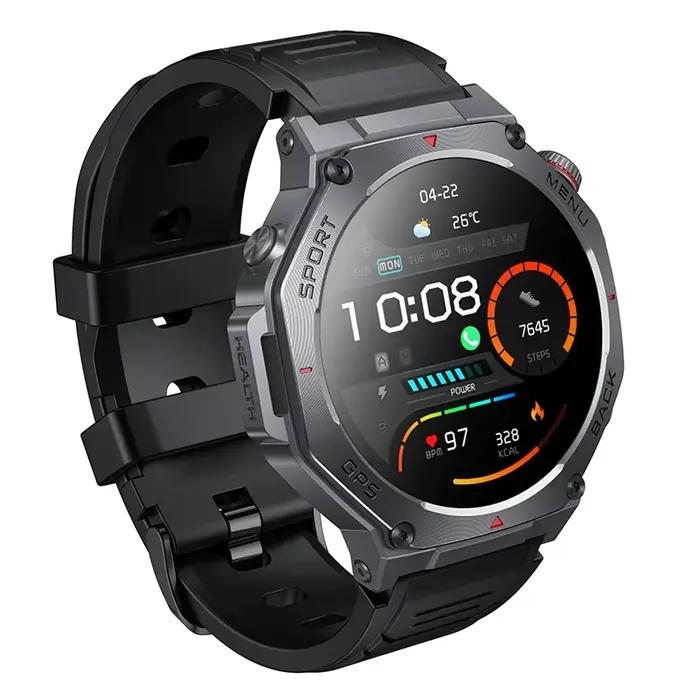 HOCO 1.43 pouces AMOLED GPS sport écran tactile montre Bluetooth 5.3 fréquence cardiaque sommeil sur
