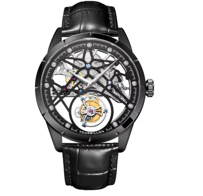 AESOP hommes volant Tourbillon mouvement mécanique automatique montres de luxe montres squelette mon