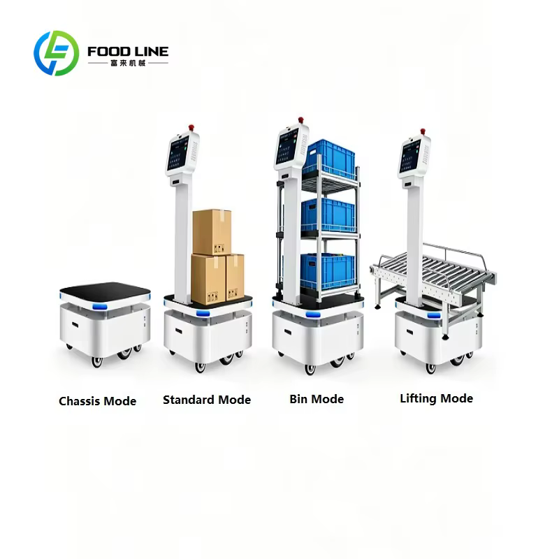 Robot de livraison intérieur personnalisé, transport automatique de marchandises en entrepôt sans pi