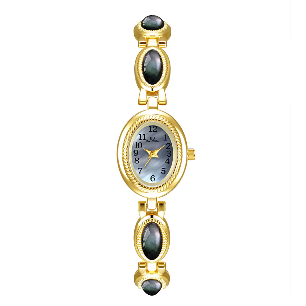 2025 nouvelles femmes montres de luxe marque élégante mode dames montres pour femme horloge ovale ha