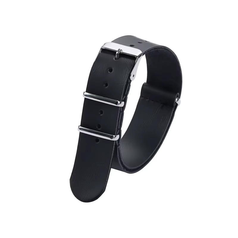 Bracelet de montre en cuir PU, 18mm, 20mm, 22mm, 24mm, pour Rolex, Seiko, Omega MoonSwatch, Citizen 