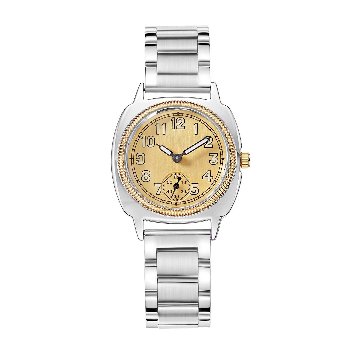 Montre pour femme, élégante et raffinée, au style unique et épuré, avec bracelet en acier inoxydable