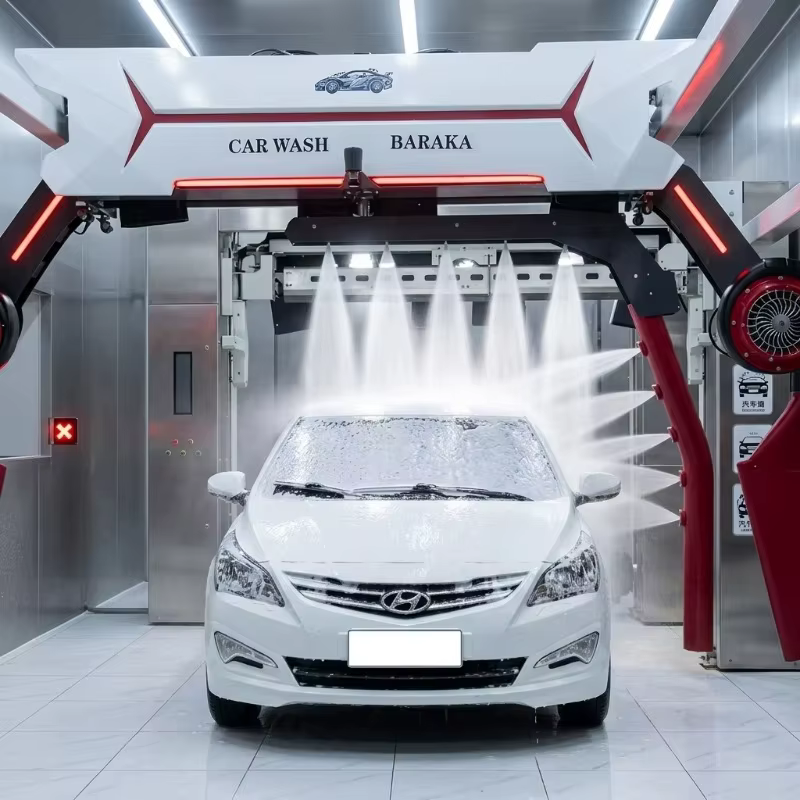 Station de lavage de voitures automatique à séchage rapide et puissant, machine de lavage de voiture