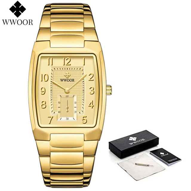 WWOOR 2026 Nouvelles Montres Dorées pour Femmes