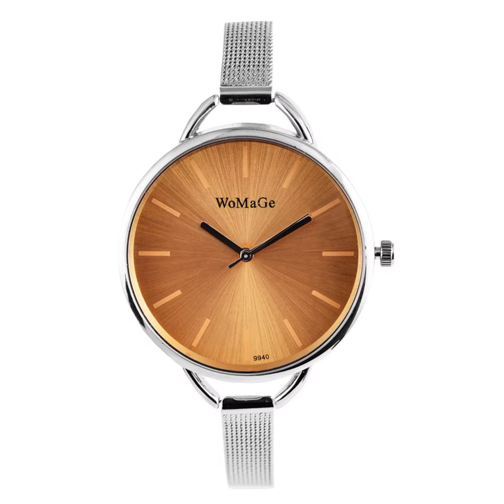 Montre-bracelet en or pour femmes, de luxe, à la mode