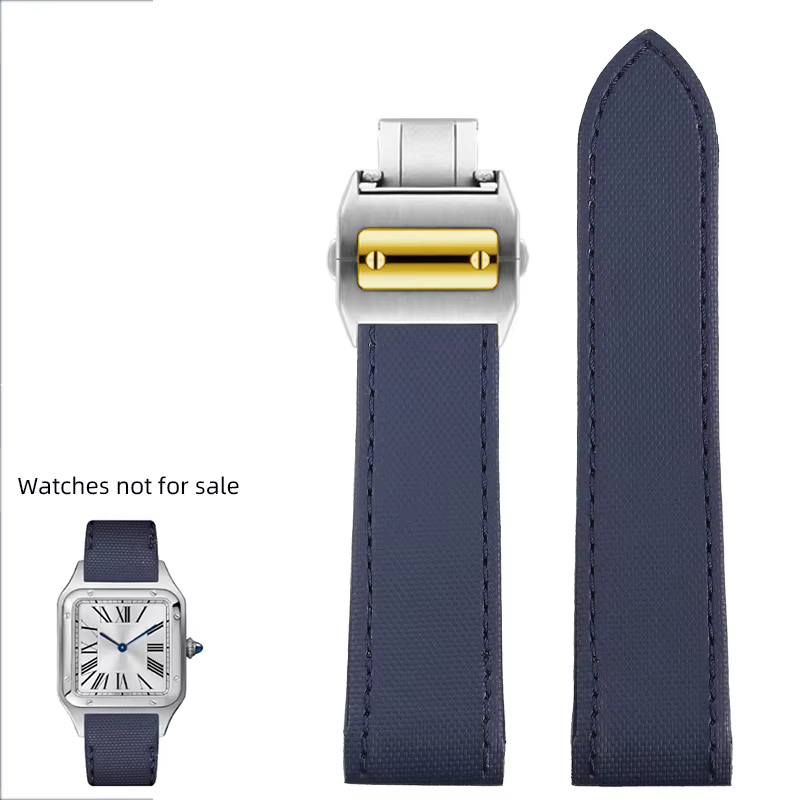 Bracelet de montre en cuir pour homme