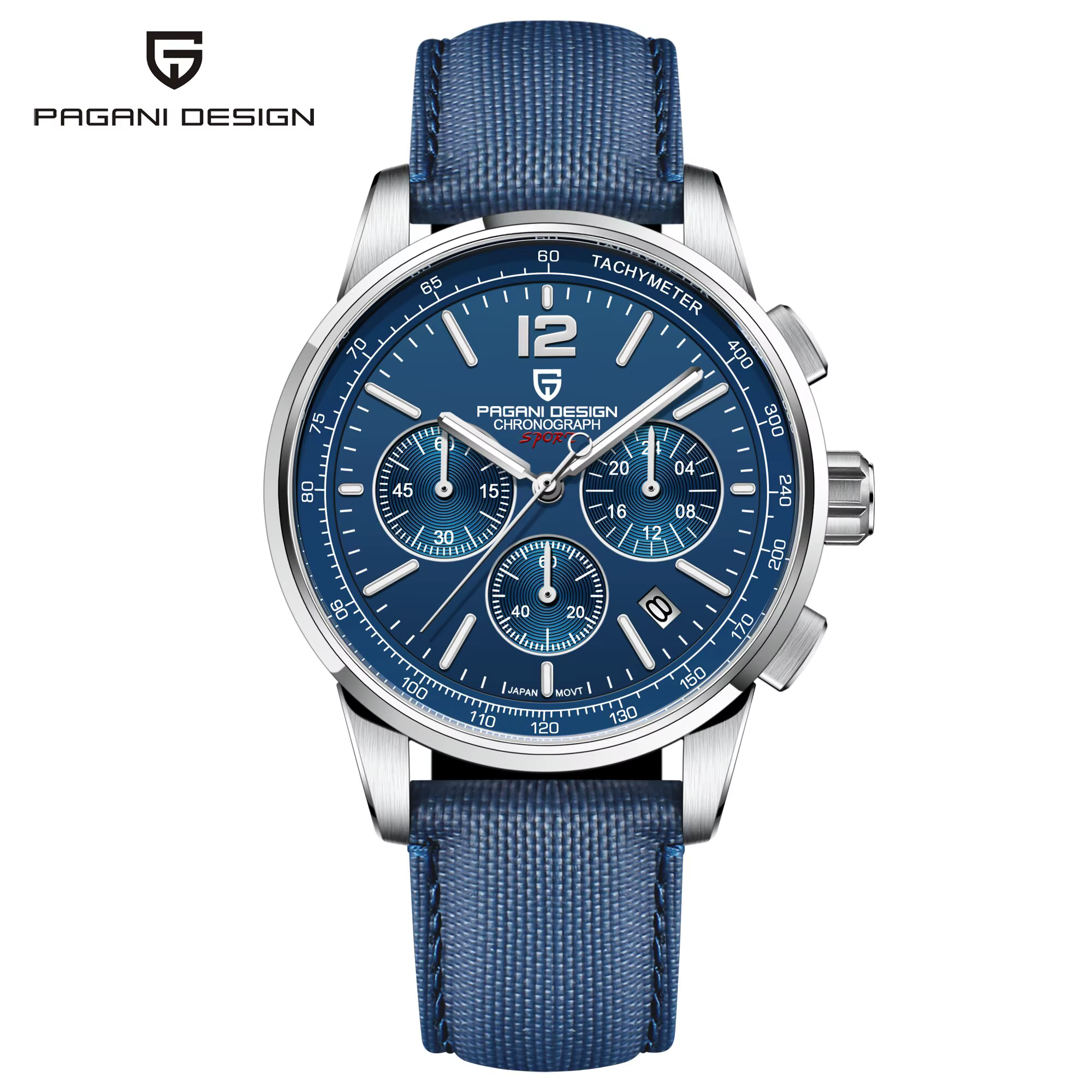 PAGANI DESIGN Montre à quartz pour homme 41 mm