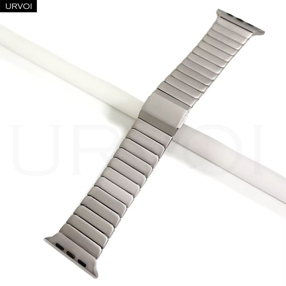 URVOI – bracelet à maillons en titane pour Apple Watch Ultra 3 2 Series 11 10 9 8 7 SE