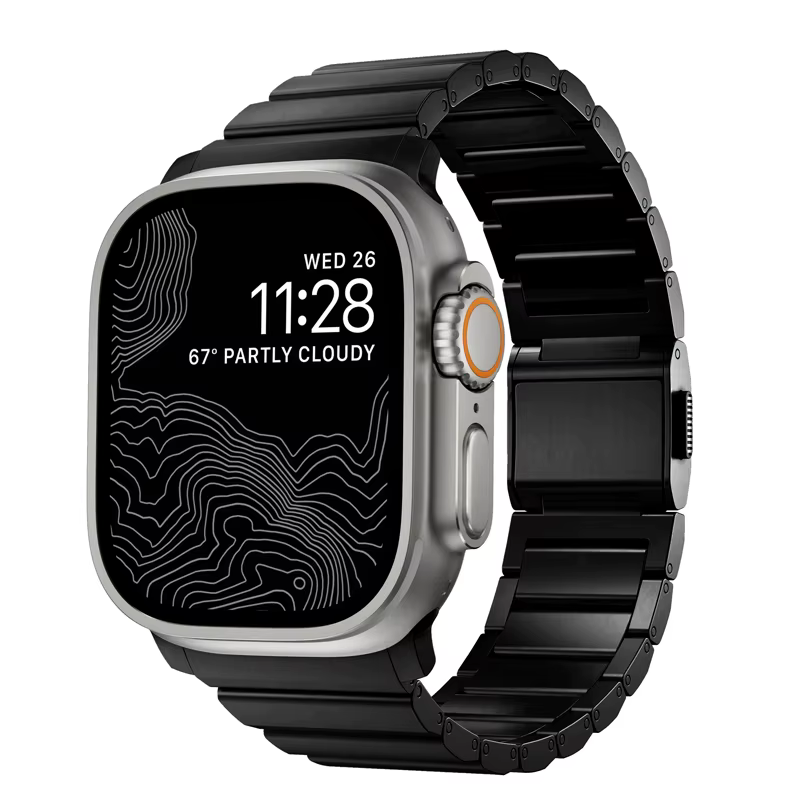 Bracelet de luxe en titane pour Apple Watch Ultra 2 10 9 8 7 6 5 Se 4