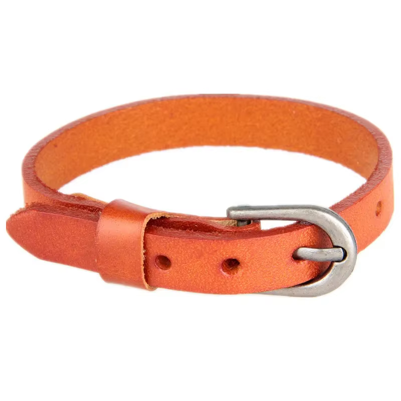 Bracelet en cuir réglable pour hommes