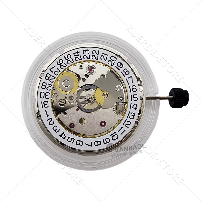 Mouvement mécanique automatique KUERDE H.K PT5000 avec 25 bijoux et affichage analogique pour hommes occassions spéciales
