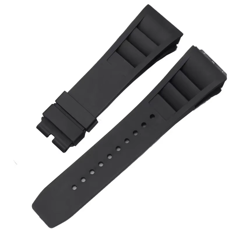 Bracelet de montre en caoutchouc souple de haute qualité