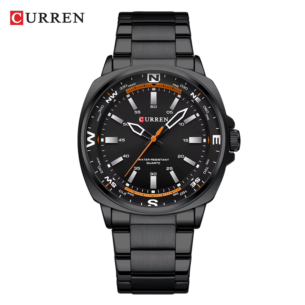 CURREN 8455 décontracté montre à Quartz pour hommes marque sport mode étanche bracelet en acier inoxydable créatif mâle horloge montres d'affaires