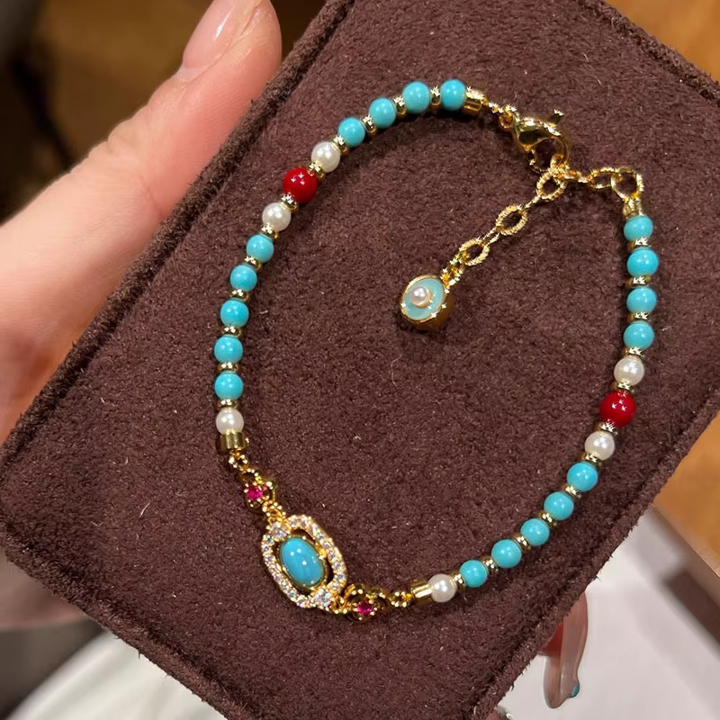 Fantaisie exquise perle Style ethnique perles rondes