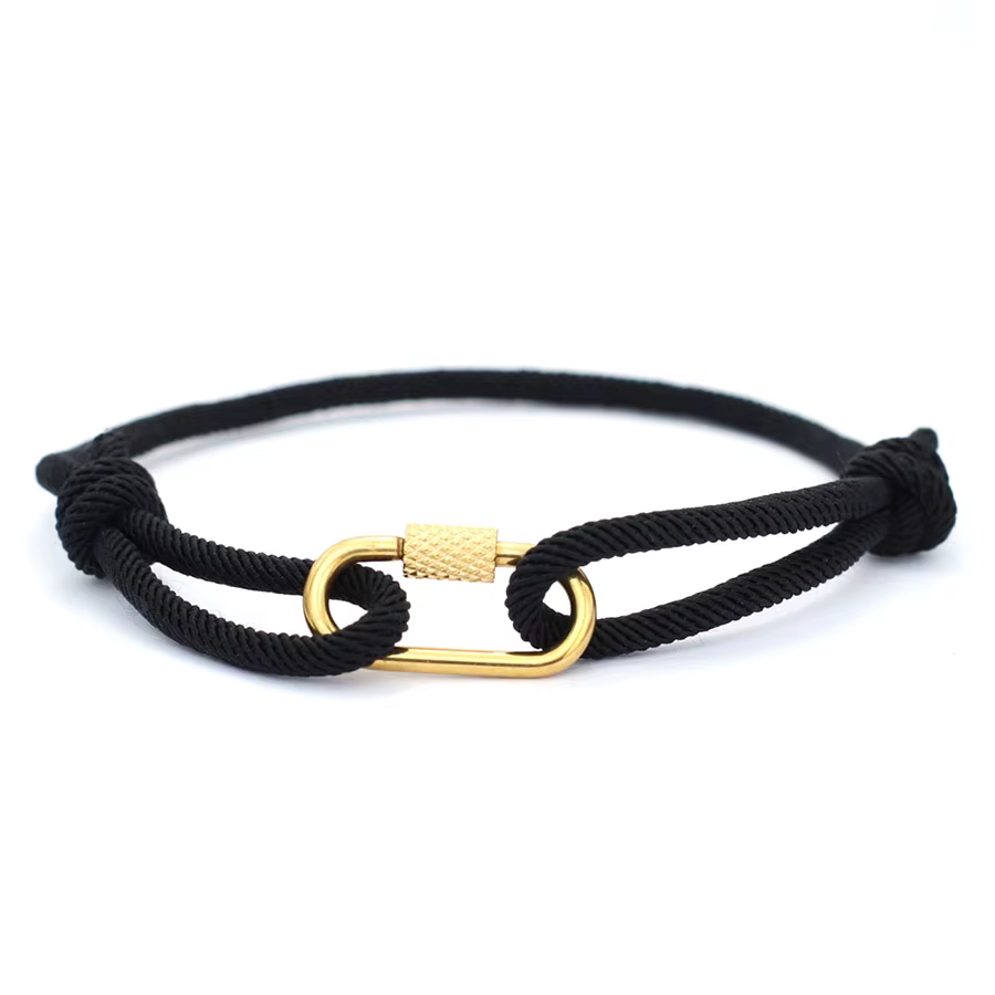 Bracelet en chaîne de corde fait à la main pour hommes