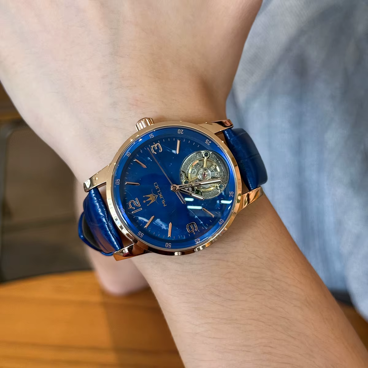 NOUVELLE Montre Tourbillon pour Hommes, Mode Sport, Horloge Mécanique Automatique, Montre-Bracelet Étanche, Marque Haut de Gamme, Montre de Luxe pour Affaires, Reloj