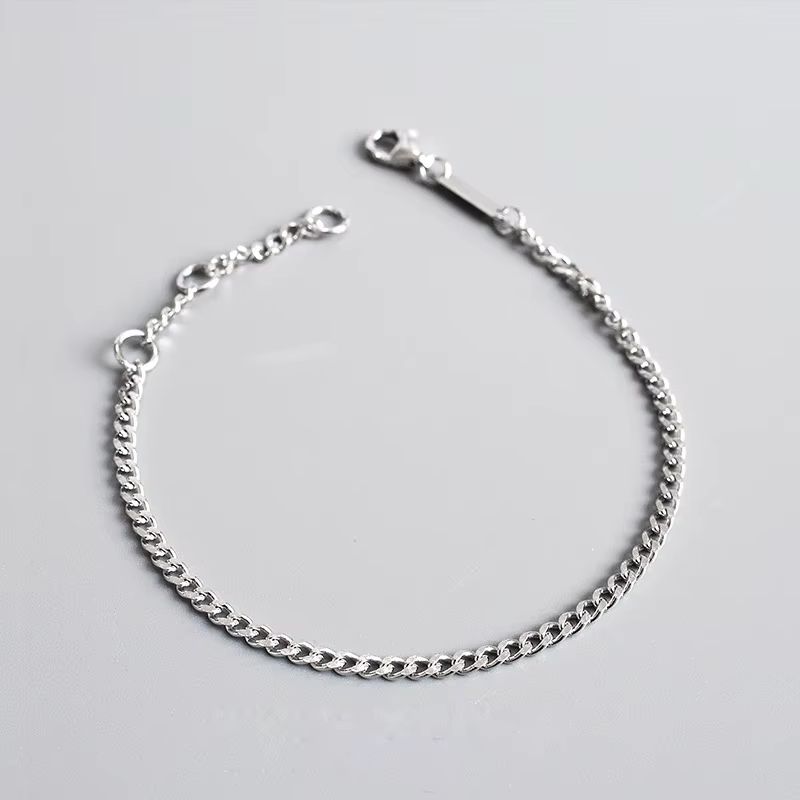 La Monada Bracelets pour femme argent 925 Sterling rétro minimaliste