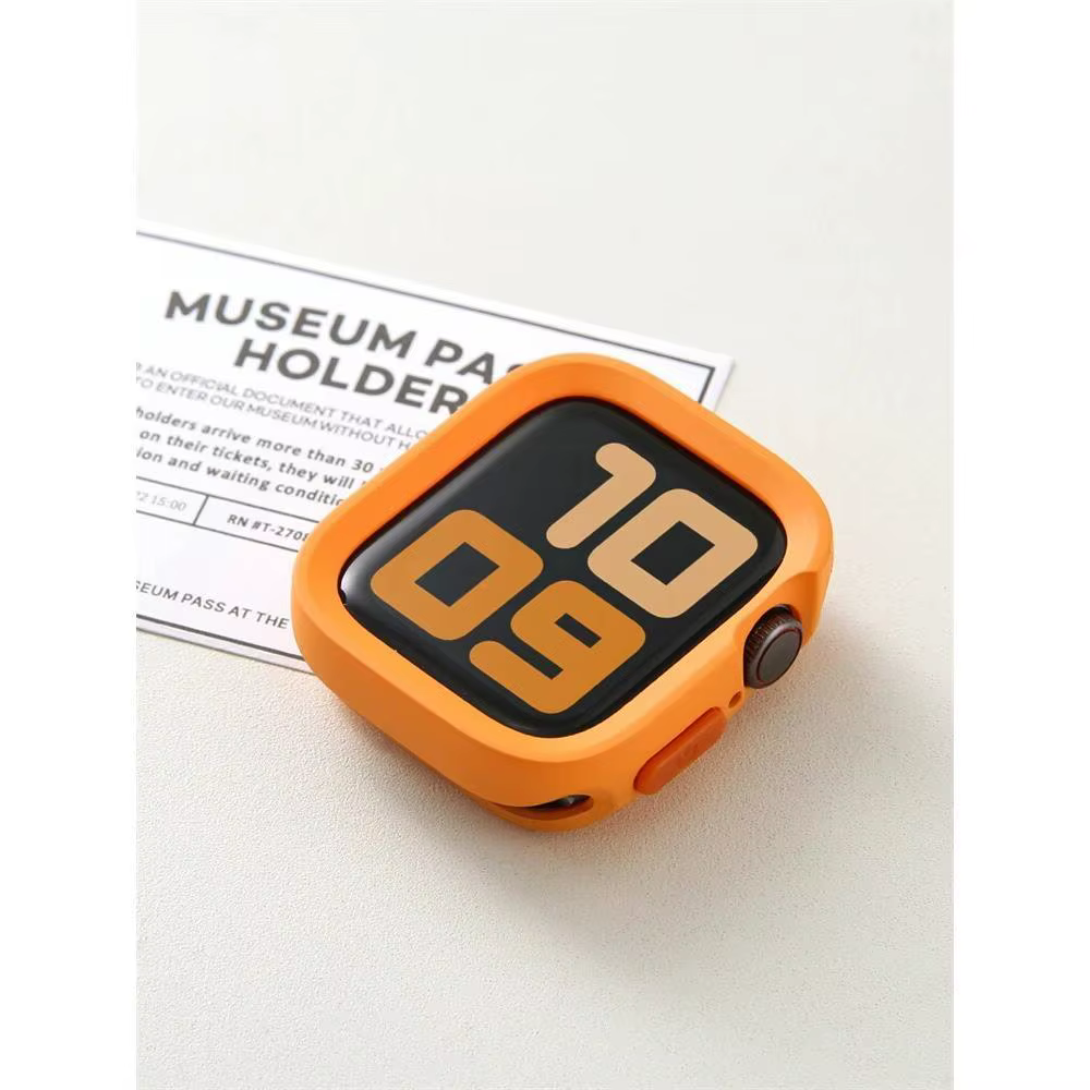 Coque de protection en silicone souple pour Apple Watch 11 10 9 8 7 6 SE 5